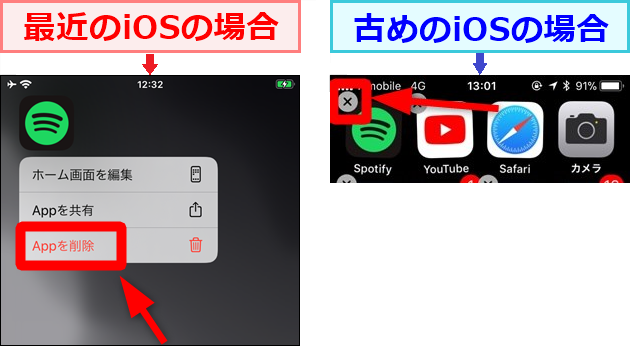 アプリのアンインストール 削除 方法 Iphone Ipad 世界一やさしいアプリの使い方ガイド